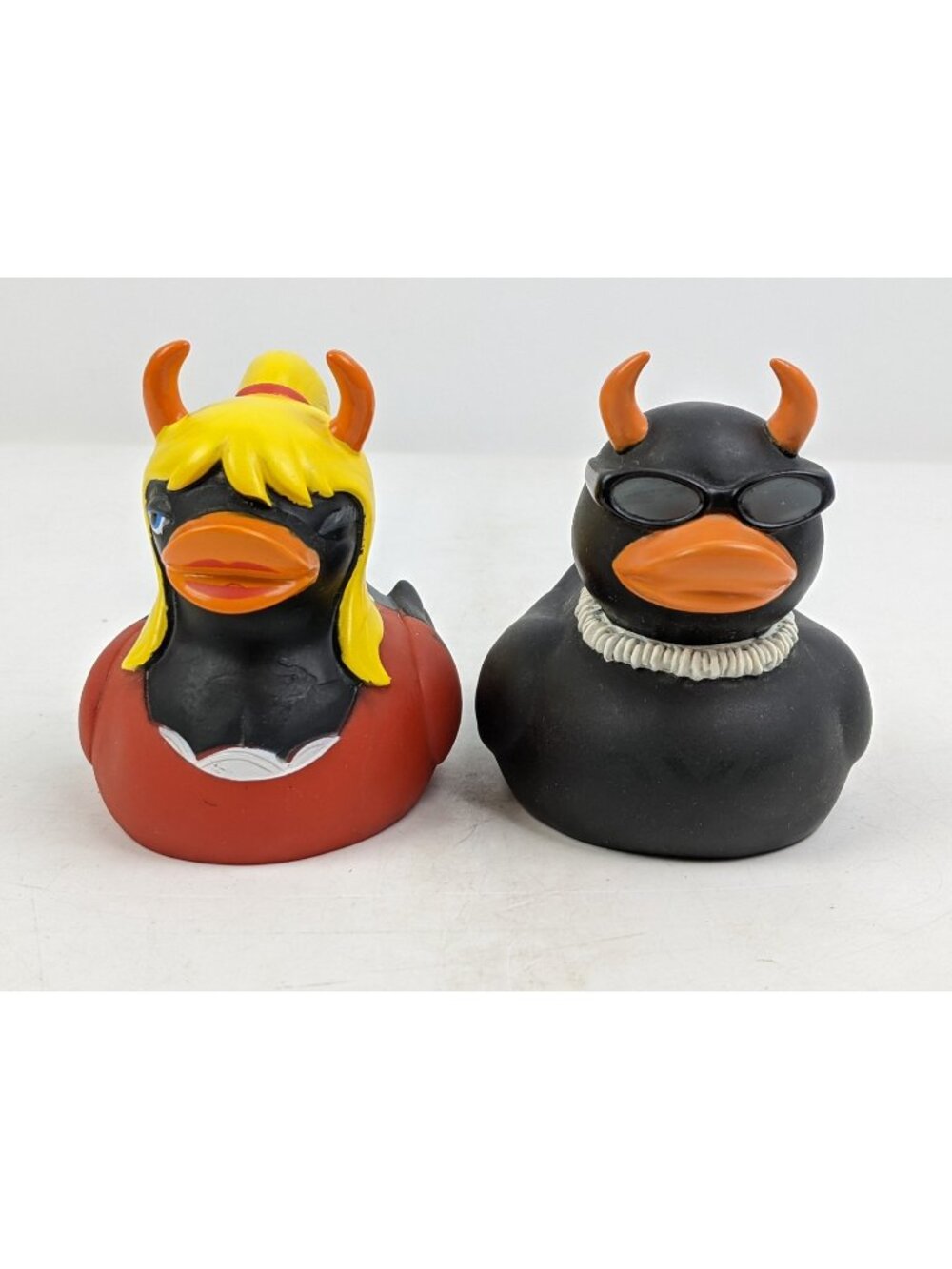 Jeep Ducking AXE Devil Horns Rubber Duckie Pair Accoutrements Sunglasses Blonde